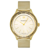 Buy Shop Swarovski Octea Nova Silver Dial Gold Mesh Bracelet Watch for Women - 5430417 USA Online
