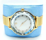 Buy Shop Swarovski Octea Nova Silver Dial Rose Gold Mesh Strap Watch for Women - 5650011 USA Online