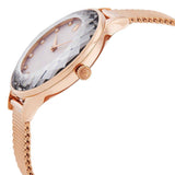 Buy Shop Swarovski Octea Nova Silver Dial Rose Gold Mesh Strap Watch for Women - 5650011 USA Online