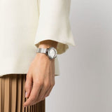Buy Shop Swarovski Octea Nova Silver Dial Silver Mesh Strap Watch for Women - 5650039 USA Online