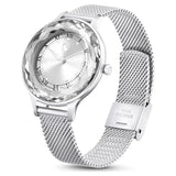 Buy Shop Swarovski Octea Nova Silver Dial Silver Mesh Strap Watch for Women - 5650039 USA Online