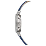 Buy Shop Swarovski Passage Chrono Crystal Blue Dial Blue Leather Strap Watch for Women - 5580342 USA Online