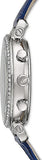 Buy Shop Swarovski Passage Chrono Crystal Blue Dial Blue Leather Strap Watch for Women - 5580342 USA Online
