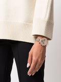 Buy Shop Swarovski Passage Chrono Grey Dial Grey Leather Strap Watch for Women - 5580348 USA Online