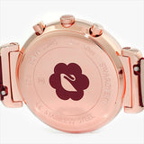 Buy Shop Swarovski Spring Flower Chronograph Red Dial Red Leather Strap Watch for Women - 5598689 USA Online