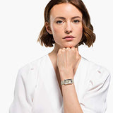 Buy Shop Swarovski Uptown Crystal Grey Dial Grey Leather Strap Watch for Women - 5547716 USA Online