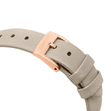 Buy Shop Swarovski Uptown Crystal Grey Dial Grey Leather Strap Watch for Women - 5547716 USA Online