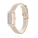 Buy Shop Swarovski Uptown Crystal Grey Dial Grey Leather Strap Watch for Women - 5547716 USA Online