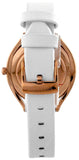 Buy Shop Swarovski Crystalline Aura Silver Dial White Leather Strap Watch for Women - 5519453 USA Online
