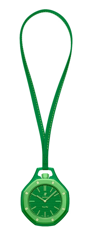 Buy Shop Swatch x AP Royal Pop Green Dial Green Leather Lanyard Watch for Men - Green Eight USA Online