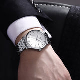 Buy Shop Tissot T Classic Tradition White Dial Silver Steel Strap Watch For Men - T063.610.11.037.00 USA Online