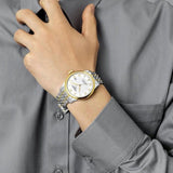 Buy Shop Tissot Le Locle Powermatic 80 Silver Dial Two Tone Steel Strap Watch For Men - T006.407.22.033.01 USA Online