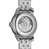 Buy Shop Tissot Le Locle Automatic Diamonds Mother of Pearl Black Dial Silver Steel Strap Watch For Women - T006.207.11.126.00 USA Online