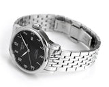 Buy Shop Tissot Le Locle Powermatic 80 Black Dial Silver Steel Strap Watch For Men - T006.407.11.052.00 USA Online