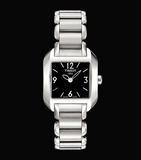 Buy Shop Tissot T Wave Black Dial Silver Steel Strap Watch for Women - T02.1.285.52 USA Online