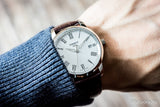 Buy Shop Tissot T Classic Dream White Dial Brown Leather Strap Watch for Men - T033.410.16.013.01 USA Online