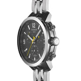 Buy Shop Tissot PRC 200 Chronograph Black Dial Silver Steel Strap Watch For Men - T055.417.11.057.00 USA Online