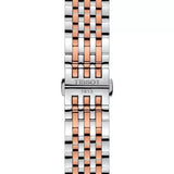 Buy Shop Tissot Tradition Powermatic 80 Open Heart Silver Dial Two Tone Steel Strap Watch For Men - T063.907.22.038.01 USA Online