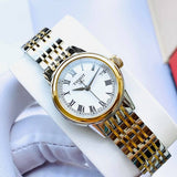 Buy Shop Tissot Carson Lady White Dial Two Tone Steel Strap Watch For Women - T085.210.22.013.00 USA Online