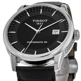 Buy Shop Tissot T Classic Luxury Black Dial Black Leather Strap Watch For Men - T086.407.16.051.00 USA Online