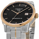 Buy Shop Tissot Luxury Powermatic 80 Black Dial Silver Steel Strap Watch For Men - T086.407.22.051.00 USA Online