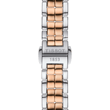 Tissot T Lady Flamingo Lady Mother of Pearl Dial Two Tone Steel Strap Watch For Women - T094.210.22.111.00