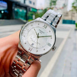 Buy Shop Tissot Chemin Des Tourelles Powermatic 80 Diamonds Silver Dial Silver Steel Strap Watch for Men - T099.407.11.033.00 USA Online