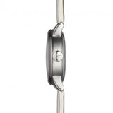 Buy Shop Tissot Chemin Des Tourelles Powermatic 80 Lady White Dial White Leather Strap Watch For Women - T099.207.16.116.00 USA Online