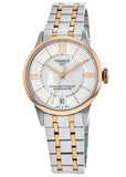 Buy Shop Tissot Chemin Des Tourelles Powermatic 80 Lady Silver Dial Two Tone Steel Strap Watch For Women - T099.207.22.118.02 USA Online