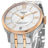 Buy Shop Tissot Chemin Des Tourelles Powermatic 80 Lady Silver Dial Two Tone Steel Strap Watch For Women - T099.207.22.118.02 USA Online