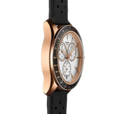 Buy Shop Tissot V8 Quartz Chronograph White Dial Black Rubber Strap Watch For Men - T106.417.36.031.00 USA Online