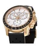 Buy Shop Tissot V8 Quartz Chronograph White Dial Black Rubber Strap Watch For Men - T106.417.36.031.00 USA Online