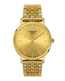 Buy Shop Tissot Everytime Lady Gold Dial Gold Mesh Bracelet Watch for Women - T143.210.33.021.00 USA Online