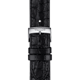 Buy Shop Tissot Everytime Medium Black Dial Black Leather Strap Watch For Men - T109.410.16.053.00 USA Online