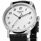Buy Shop Tissot Everytime Small White Dial Black Leather Strap Watch For Women - T109.210.16.032.00 USA Online