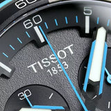 Buy Shop Tissot T Race Cycling Chronograph Black Dial Two Tone Rubber Strap Watch For Men - T111.417.37.441.05 USA Online