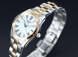 Buy Shop Tissot T Wave Mother of Pearl Dial Two Tone Steel Strap Watch For Women - T112.210.22.113.01 USA Online