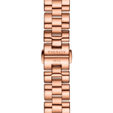 Buy Shop Tissot T Wave Mother of Pearl Dial Rose Gold Steel Strap Watch For Women - T112.210.33.113.00 USA Online