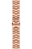 Buy Shop Tissot T Wave Cream Dial Rose Gold Steel Strap Watch For Women - T112.210.33.451.00 USA Online
