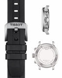 Buy Shop Tissot PRC 200 Chronograph Black Dial Black Rubber Strap Watch for Men - T114.417.17.057.00 USA Online