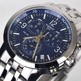 Buy Shop Tissot PRC 200 Chronograph Quartz Blue Dial Silver Steel Strap Watch For Men - T114.417.11.047.00 USA Online