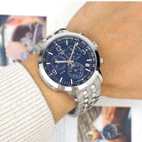 Buy Shop Tissot PRC 200 Chronograph Quartz Blue Dial Silver Steel Strap Watch For Men - T114.417.11.047.00 USA Online