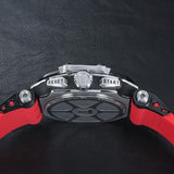 Buy Shop Tissot T Race Chronograph Black Dial Red Silicone Strap Watch For Men - T115.417.27.051.00 USA Online