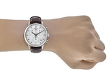 Buy Shop Tissot Chrono XL Silver Dial Brown Leather Strap Watch For Men - T116.617.16.037.00 USA Online