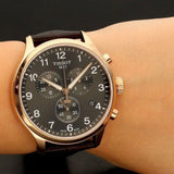 Buy Shop Tissot T Sport Chrono XL Classic Brown Dial Brown Leather Strap Watch For Men - T116.617.36.057.01 USA Online