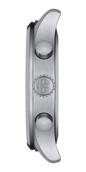 Buy Shop Tissot Chrono XL Vintage Quartz Black Dial Black Leather Strap Watch For Men - T116.617.16.062.00 USA Online