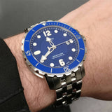 Buy Shop Tissot Seastar 1000 Powermatic 80 Blue Dial Silver Steel Strap Watch For Men - T120.407.11.041.00 USA Online