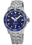 Buy Shop Tissot Seastar 1000 Powermatic 80 Blue Dial Silver Steel Strap Watch For Men - T120.407.11.041.00 USA Online