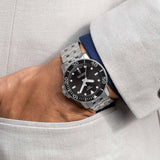 Buy Shop Tissot Seastar 1000 Powermatic 80 Black Dial Silver Steel Strap Watch For Men - T120.407.11.051.00 USA Online