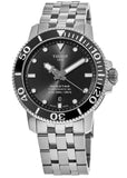 Buy Shop Tissot Seastar 1000 Powermatic 80 Black Dial Silver Steel Strap Watch For Men - T120.407.11.051.00 USA Online
